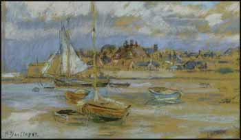 Harbour Scene by Alice Des Clayes sold for $819