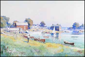 Frenchman's Bay by Marius Hubert-Robert vendu pour $585