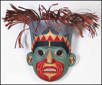 Volcano Mask by Terry Jackson sold for $1,872