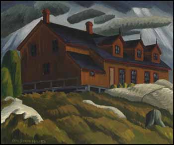 House at Severn Bridge by Carl Fellman Schaefer sold for $29,250