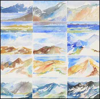 One Dozen Mountains (01133/2013-2045) by Mark Nisenholt sold for $135