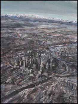 8AM Over Calgary (01404/2013-2262) by Jack Rigaux sold for $297