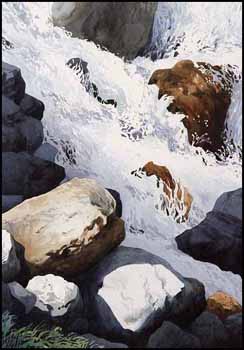White Water and Rocks (01575/2013-2470) by Keith L. Thomson vendu pour $438