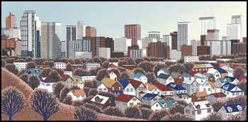 Calgary - The Old and the New (01307/2013-2217) by Louise Dandurand sold for $432