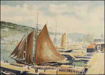 St. John's Harbour 100 Years Ago (01771/2013-427) by Harold Berwick Goodridge sold for $2,125