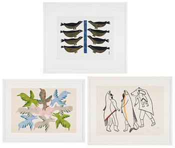 Three works by Various Inuit Artists vendu pour $1,250
