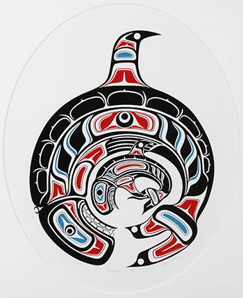 Killer Whale & Calf (04011) by Jody Wilson sold for $219