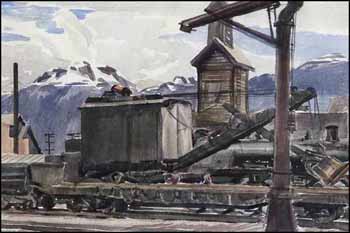 Revelstoke Rail Junction (02748/2013-1411) by John Ensor sold for $875