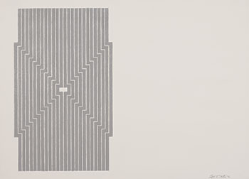 Six Mile Bottom (Aluminum series) by Frank Stella