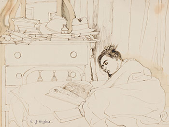 Gary, Reading by Edward John (E.J.) Hughes