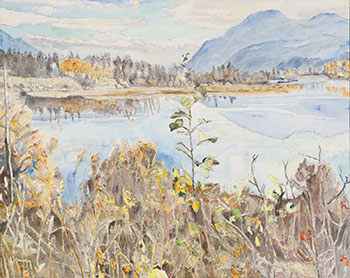 Mountains in Fall by Dorothy Knowles