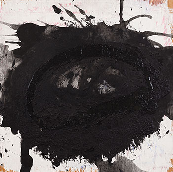 Sans titre (Trou noir series) by Serge Lemoyne