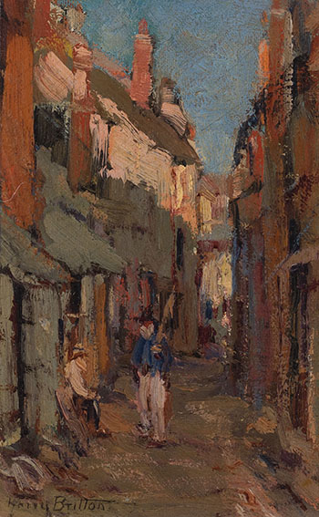 Village Scene by Harry Britton