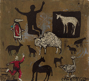 Canada Goose Bird Lady Me Horse Beast Cave by Casey McGlynn