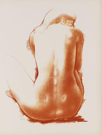 Seated Nude par Antoniucci Volti