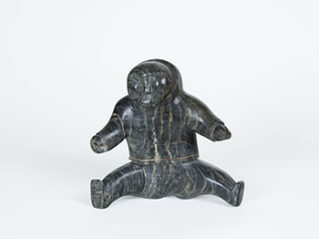 Seated Man by Unidentified Inuit Artist