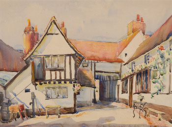 Sizewell Inn, Leiston, Suffolk by Sybil Andrews