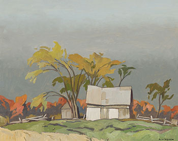 Old Barn, l’Orignal Road par Alfred Joseph (A.J.) Casson