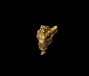 A Japanese Ivory Carved Netsuke of Kaisei, 18th/19th Century by  Japanese Art