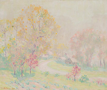 Autumn Mist par William Henry Clapp