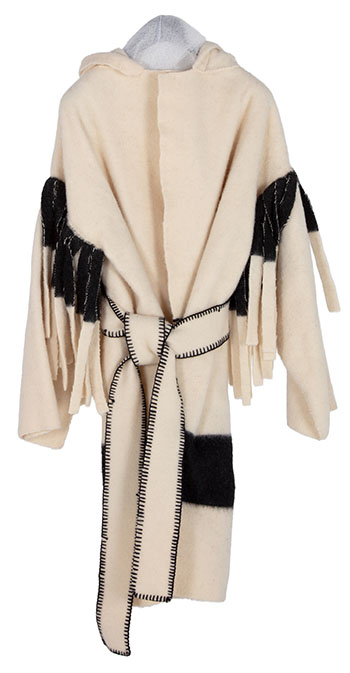 White and Black Capote Workshop Coat by Hudson's Bay Company 