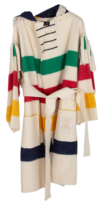Multistripe Capote Workshop Coat by Hudson's Bay Company 