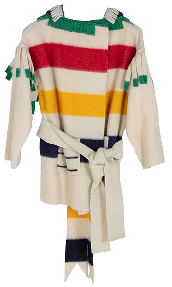 Multistripe Capote Workshop Coat by Hudson's Bay Company 