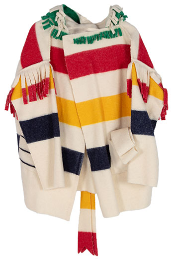 Multistripe Capote Workshop Coat by Hudson's Bay Company 