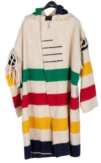 Multistripe Capote Workshop Coat by Hudson's Bay Company 