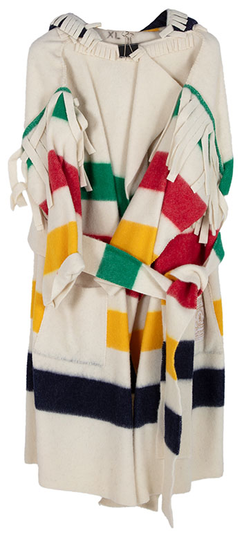 Multistripe Capote Workshop Coat by Hudson's Bay Company 