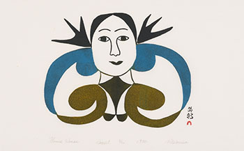  Flower Woman (0278) by Pitaloosie Saila