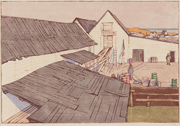 Warren's Landing, Lake Winnipeg by Walter Joseph (W.J.) Phillips