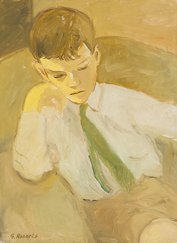 Archie in Armchair by William Goodridge Roberts