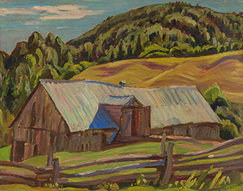Barn Near Tadousae by Alexander Young (A.Y.) Jackson