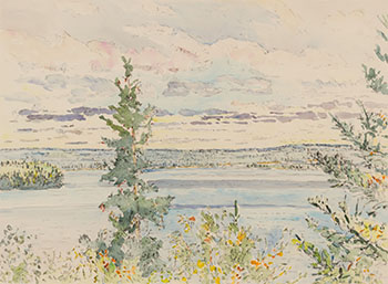 Waskesui Lake from the Viewpoint by Dorothy Knowles