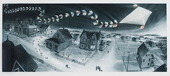 Wesleyville: Cyril's Kite Over Blackwood's Hill by David Lloyd Blackwood