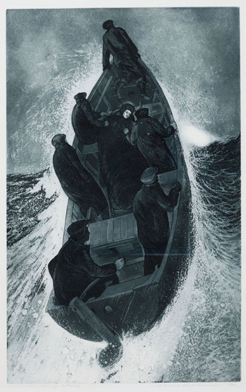 Sick Captain Leaving by David Lloyd Blackwood