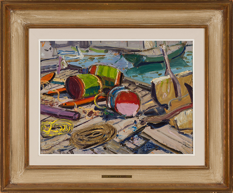 Dock Litter, Cape Breton by Arthur Lismer