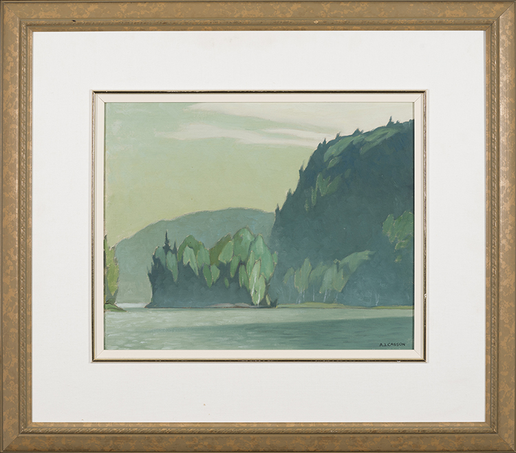 Blue Morning, Oxtongue Lake by Alfred Joseph (A.J.) Casson