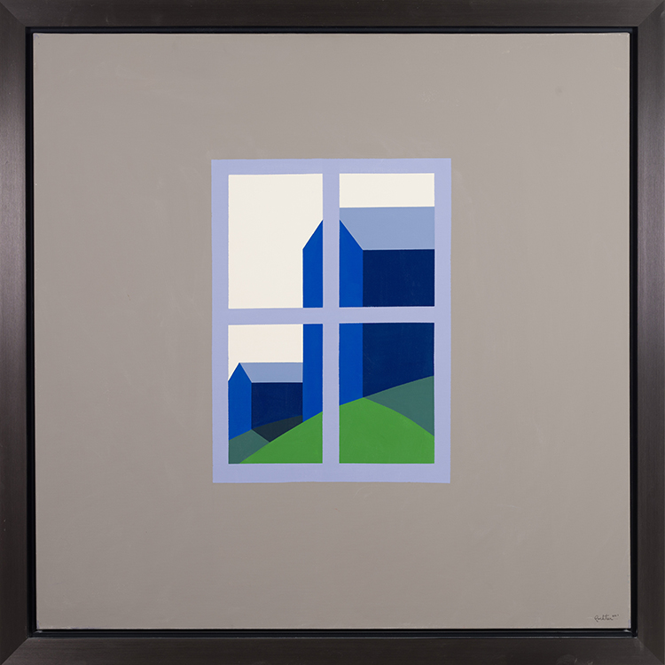 Oro Barns from my Window par Charles Pachter