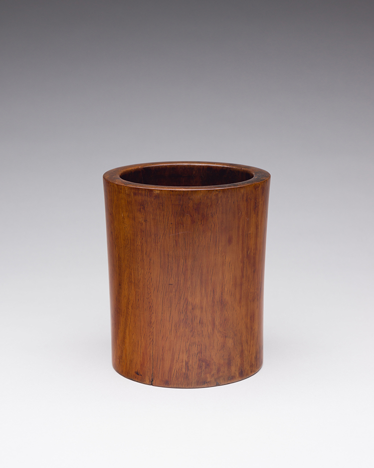 A Small Huanghuali Brush Pot, Bitong, 19th Century by  Chinese Art