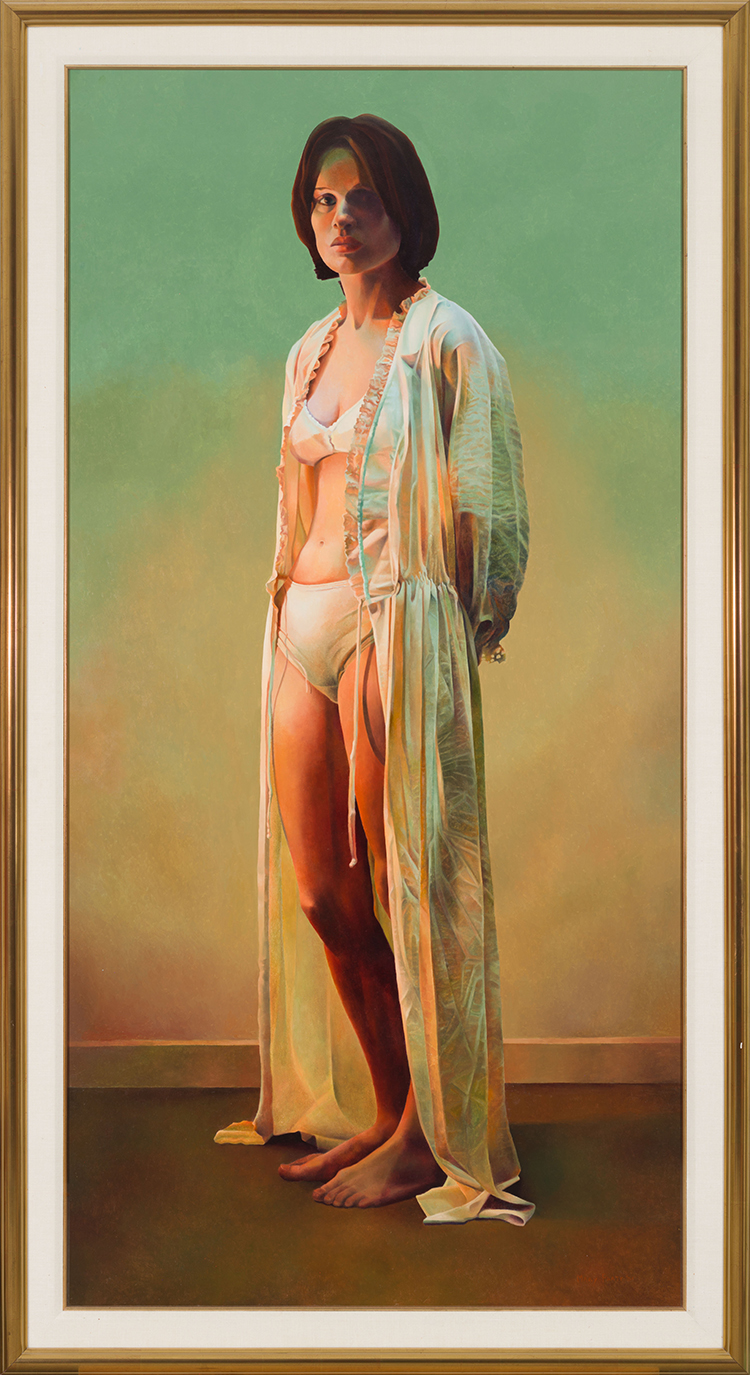 Girl in My Dressing Gown by Mary Frances Pratt