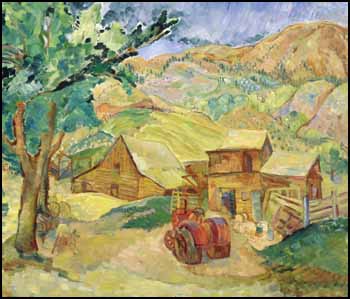 Cariboo Landscape by Irene Hoffar Reid sold for $1,870