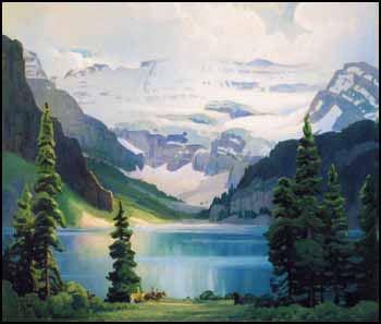 Lake Louise by Frederick Henry Brigden vendu pour $4,620