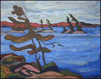 Windy Day - Georgian Bay by Robert Francis Michael McInnis sold for $2,875