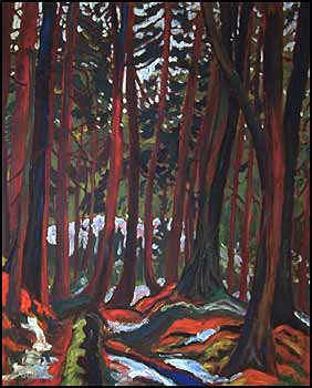 Red Cedars by Robert Francis Michael McInnis vendu pour $1,955