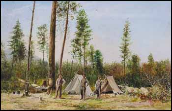 A Prospector's Camp on the Arrow Head Lakes, BC by G. Goodall vendu pour $1,610