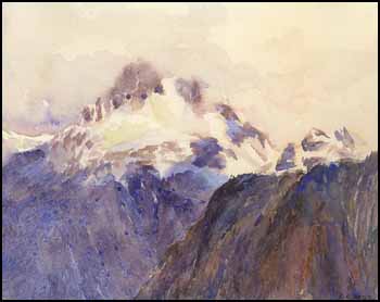 Mountain Peak, Revelstoke, BC by Charles Eugene Moss vendu pour $805