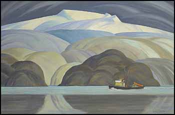 Fishing Off the Northern BC Coast by Ronald Threlkeld Jackson vendu pour $3,163