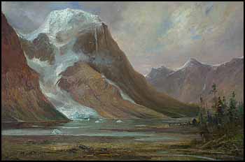 The Tumbling Glacier at Berg Lake by (Augustus) Frederick L. Kenderdine sold for $1,265